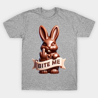 The Chocolate Rabiit Dares You to Take a Bite! T-Shirt